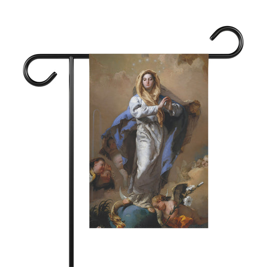 Immaculate Conception Garden & House Banner